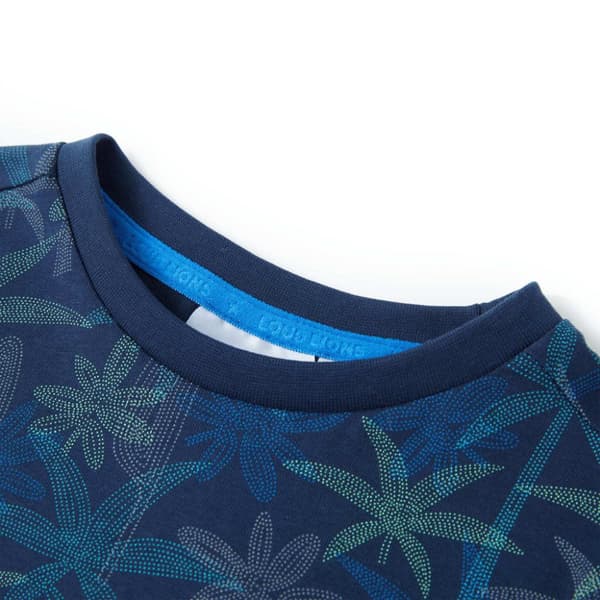 T-shirt för barn marinblå 116 - Toppar för barn