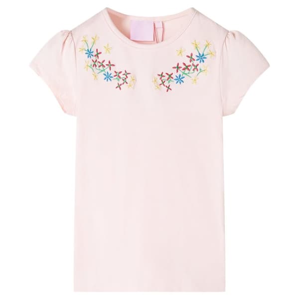 T-shirt för barn blekrosa 104 - Toppar för barn