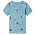 Miniatyrbillede 3 af 8: T-shirt til børn str. 104 lys grønmeleret -  Toppe til børn