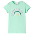 Miniatyrbild 2 av 8: T-shirt för barn stark grön 116 -  Toppar för barn