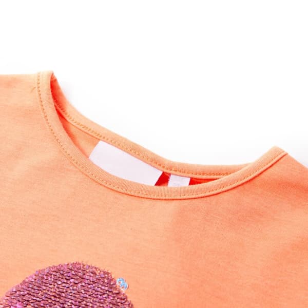 T-shirt för barn neonorange 104 -  Toppar för barn