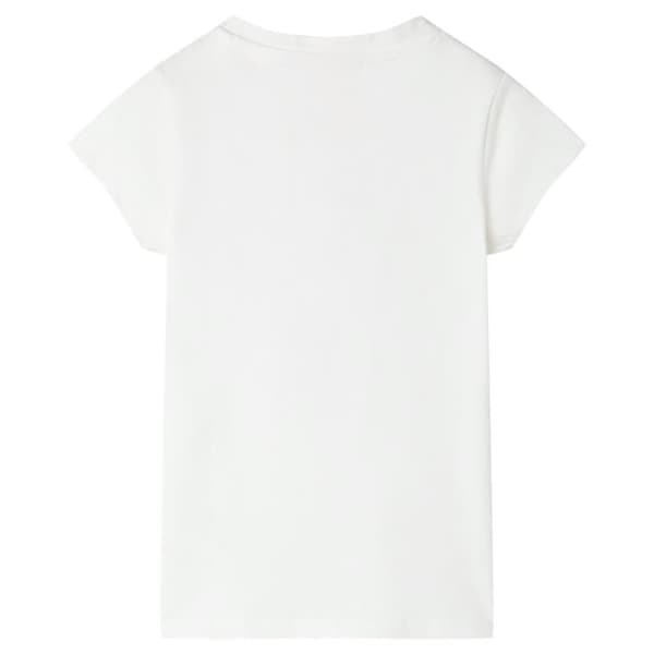 T-shirt för barn ecru 116 - Toppar för barn