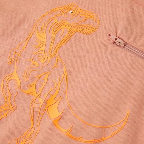 T-shirt med långa ärmar för barn ljus orange 128 -  Toppar för barn