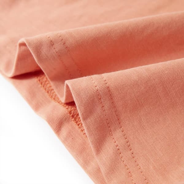 T-shirt med långa ärmar för barn ljus orange 128 -  Toppar för barn