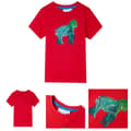 Miniatyrbild 1 av 8: T-shirt för barn röd 104 -  Toppar för barn