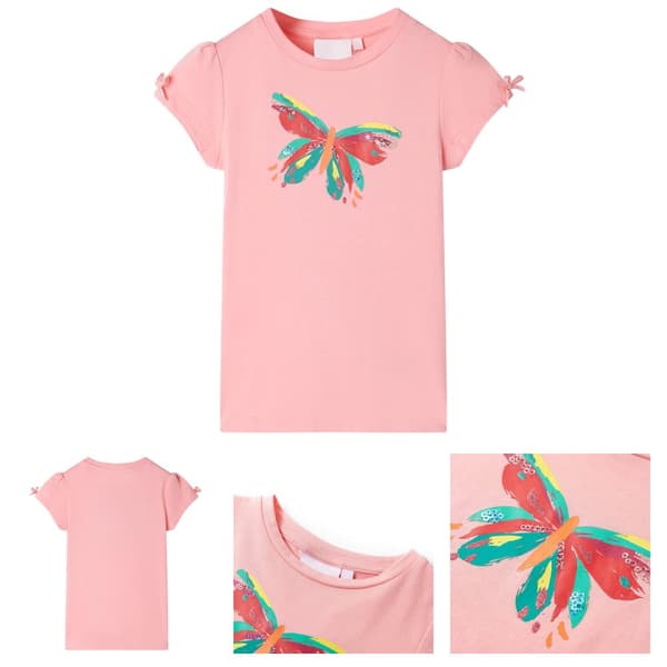 T-shirt för barn rosa 116 -  Toppar för barn