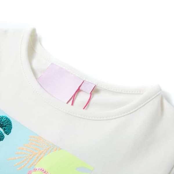 T-shirt för barn ecru 116 -  Toppar för barn
