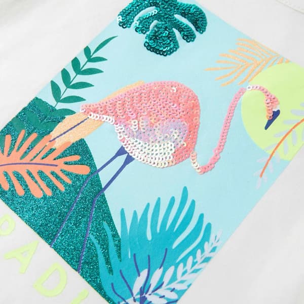 T-shirt för barn ecru 116 - Toppar för barn