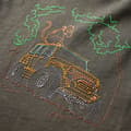 Miniatyrbild 5 av 8: T-shirt med långa ärmar för barn khaki 104 -  Toppar för barn