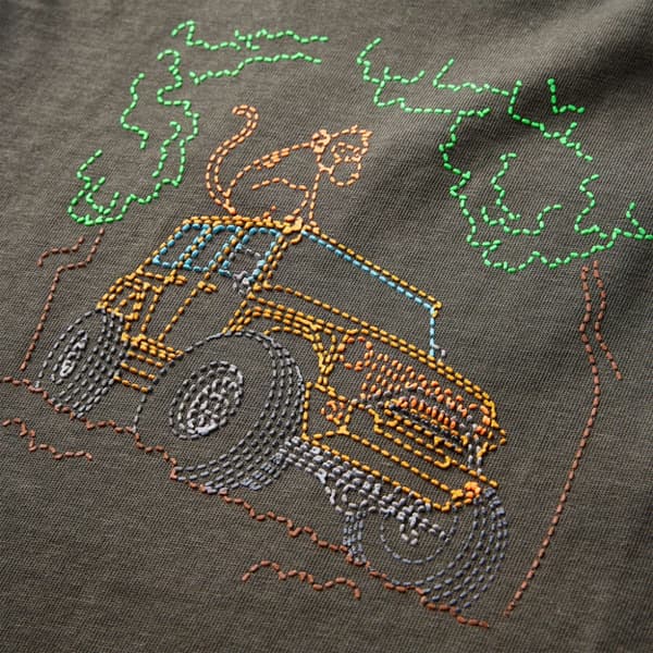 T-shirt med långa ärmar för barn khaki 104 -  Toppar för barn