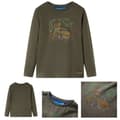 Miniatyrbild 1 av 8: T-shirt med långa ärmar för barn khaki 104 -  Toppar för barn