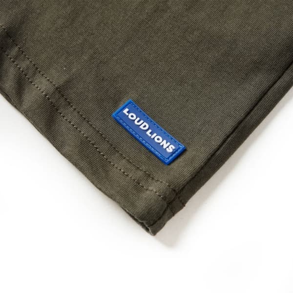 T-shirt med långa ärmar för barn khaki 116 -  Toppar för barn