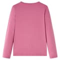 Miniatyrbild 3 av 8: T-shirt med långa ärmar för barn hallonrosa 140 -  Toppar för barn