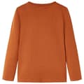 Miniatyrbild 3 av 8: T-shirt med långa ärmar för barn stark orange 116 -  Toppar för barn