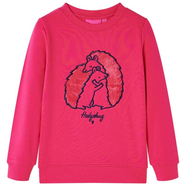 Sweatshirt til børn str. 116 pink - Toppe til børn