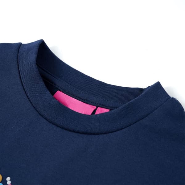 Sweatshirt til børn str. 116 marineblå - Toppe til børn