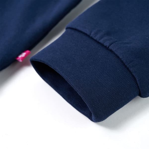 Sweatshirt til børn str. 116 marineblå - Toppe til børn