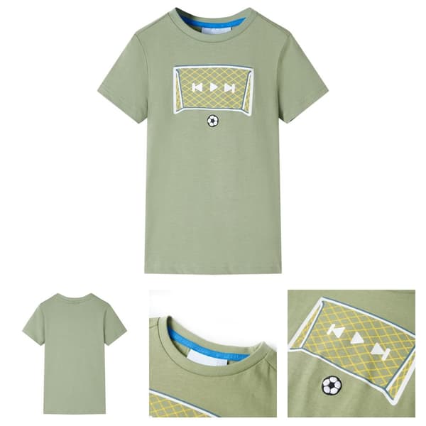 T-shirt för barn ljus khaki 116 -  Toppar för barn