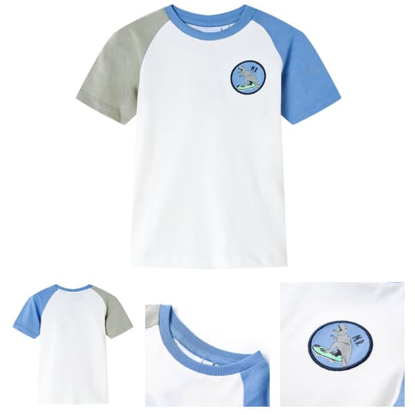 T-shirt för barn ecru 104 -  Toppar för barn