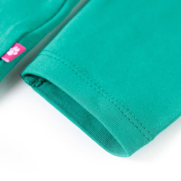 T-shirt med långa ärmar för barn ljusgrön 116 -  Toppar för barn