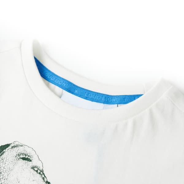 T-shirt för barn ecru 128 - Toppar för barn
