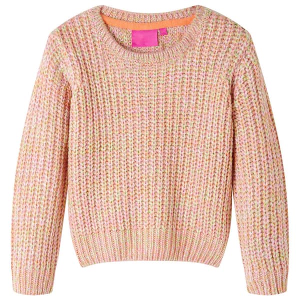 Sweater til børn str. 116 strikket lyserød - Toppe til børn