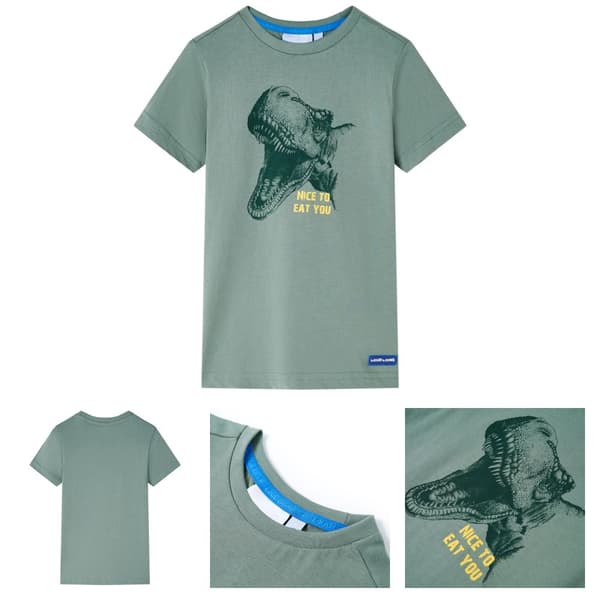 T-shirt för barn khaki 116 - Toppar för barn