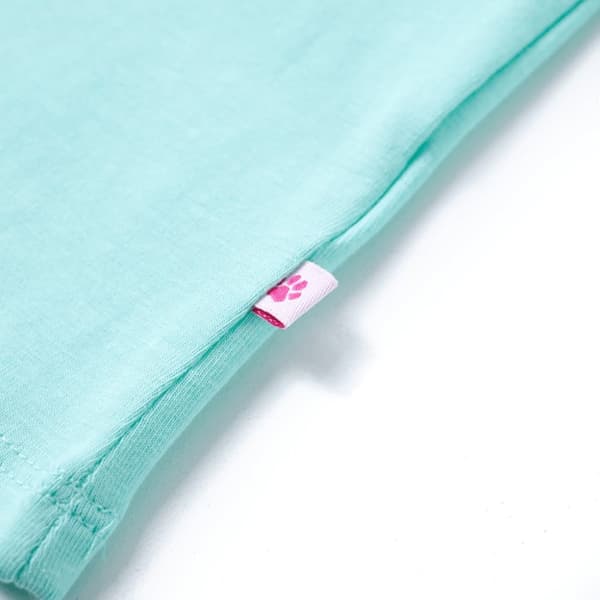 T-shirt för barn ljus mintgrön 104 -  Toppar för barn