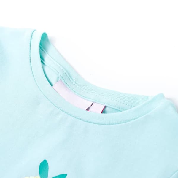 T-shirt för barn ljusblå 116 - Toppar för barn