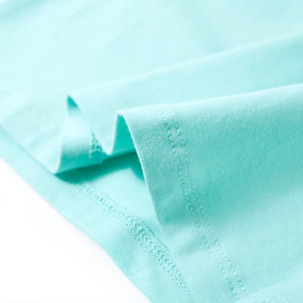 T-shirt til børn str. 128 lys mintgrøn -  Toppe til børn