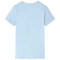 Miniatyrbillede 3 af 8: T-shirt til børn str. 128 lyseblå -  Toppe til børn
