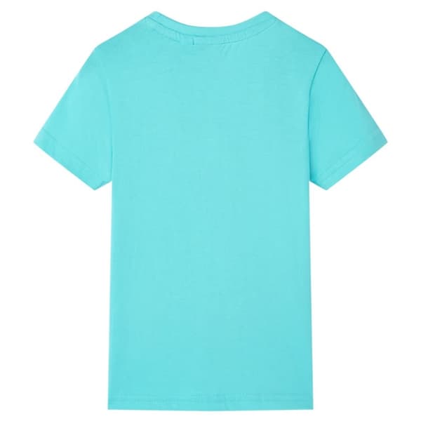 T-shirt med korta ärmar för barn aqua 104 - Toppar för barn
