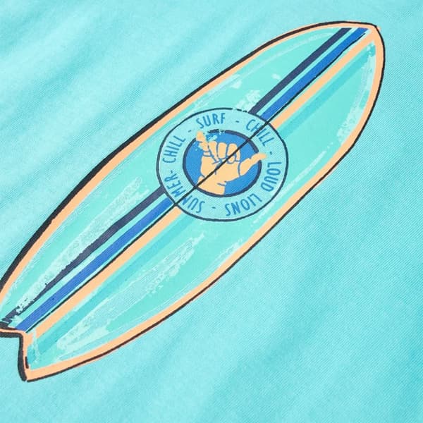 T-shirt med korta ärmar för barn aqua 104 - Toppar för barn