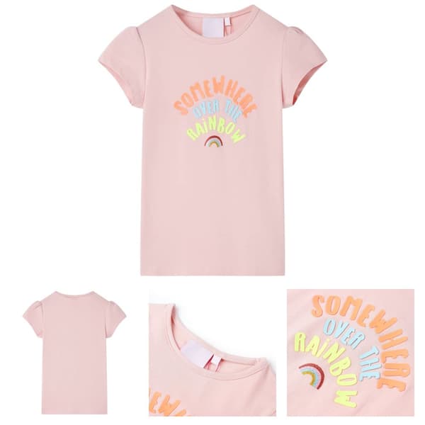 T-shirt til børn str. 104 lyserød - Toppe til børn