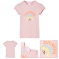 Miniatyrbillede 1 af 8: T-shirt til børn str. 104 lyserød -  Toppe til børn