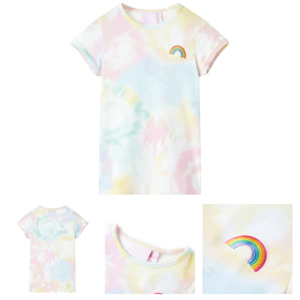 T-shirt för barn flerfärgad 104 -  Toppar för barn