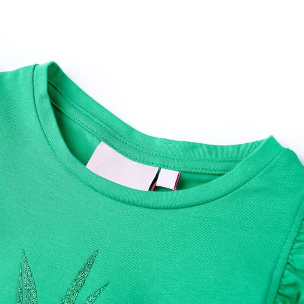 T-shirt til børn str. 104 grøn -  Toppe til børn