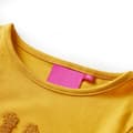 Miniatyrbild 4 av 8: T-shirt med långa ärmar för barn mörk ockra 128 -  Toppar för barn