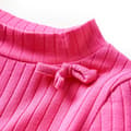 Miniatyrbillede 5 af 9: Langærmet T-shirt til børn str. 104 ribstrikket lyserød -  Toppe til børn
