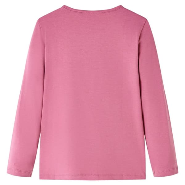 Langærmet T-shirt til børn str. 104 pink - Toppe til børn