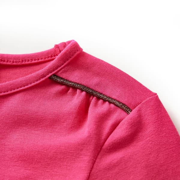 Langærmet T-shirt til børn str. 104 pink -  Toppe til børn