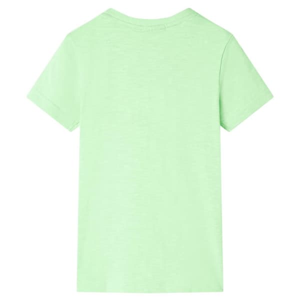 T-shirt för barn neongrön 116 - Toppar för barn