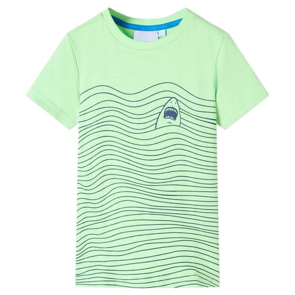 T-shirt för barn neongrön 116 -  Toppar för barn