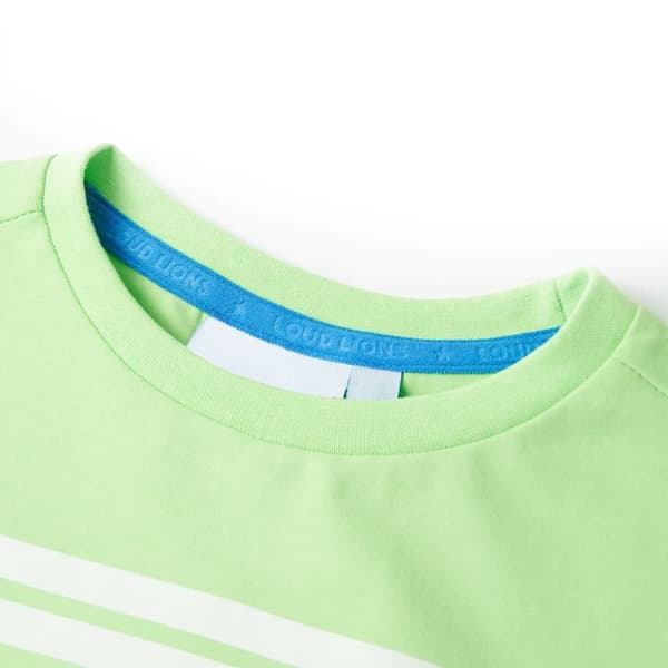 T-shirt för barn neongrön 104 - Toppar för barn