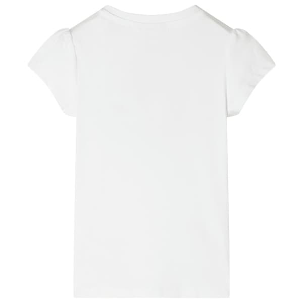 T-shirt för barn ecru 116 - Toppar för barn