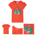Miniatyrbild 1 av 8: T-shirt för barn mörk orange 104 -  Toppar för barn