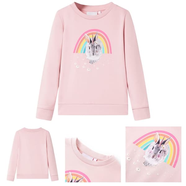 Barntröja ljus rosa 128 -  Toppar för barn