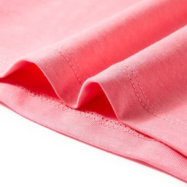 Lasten T-paita neonpinkki 128 - Lasten Yläosat