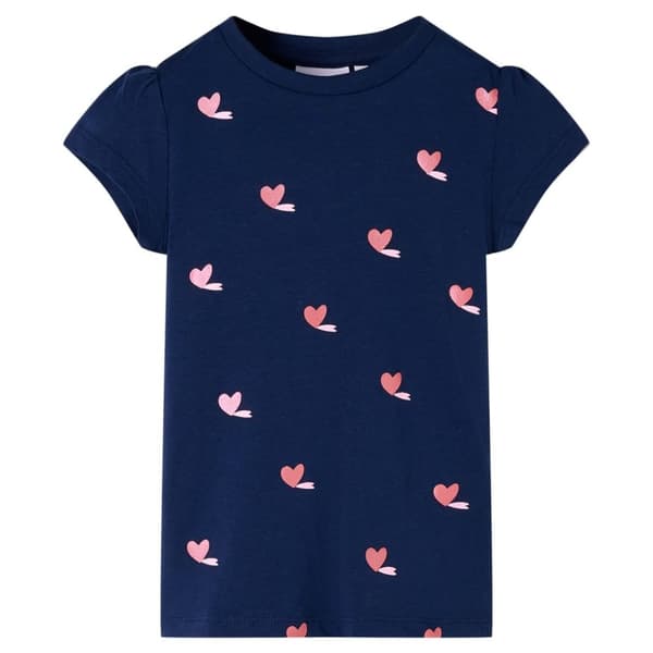 T-shirt til børn str. 104 marineblå -  Toppe til børn