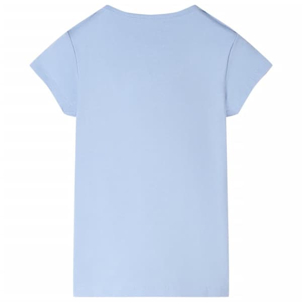 T-shirt til børn str. 104 lyseblå -  Toppe til børn